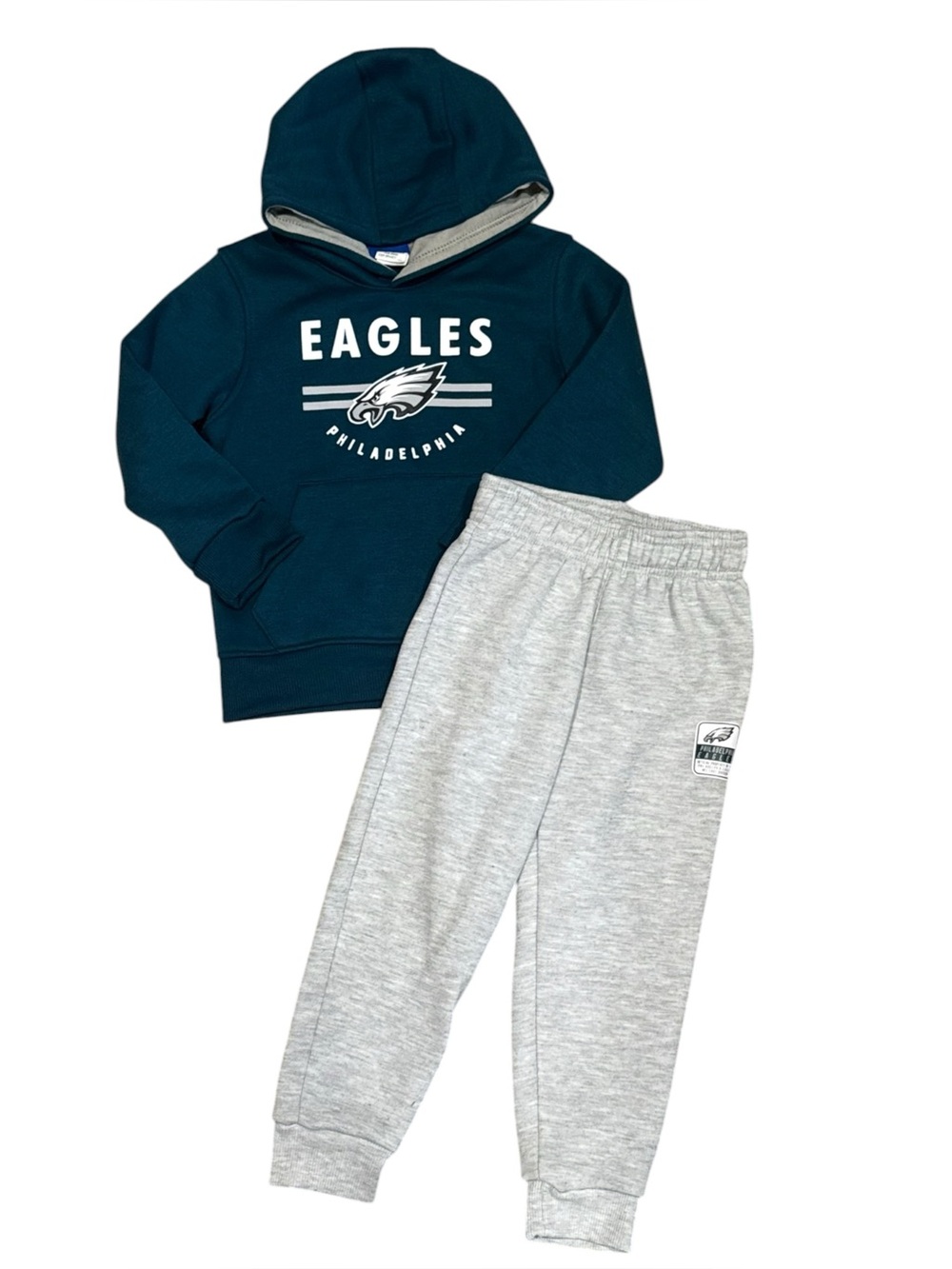 Philadelphia Eagles NFL Toddler Boy Hoodie & Sweatpants Size 4T